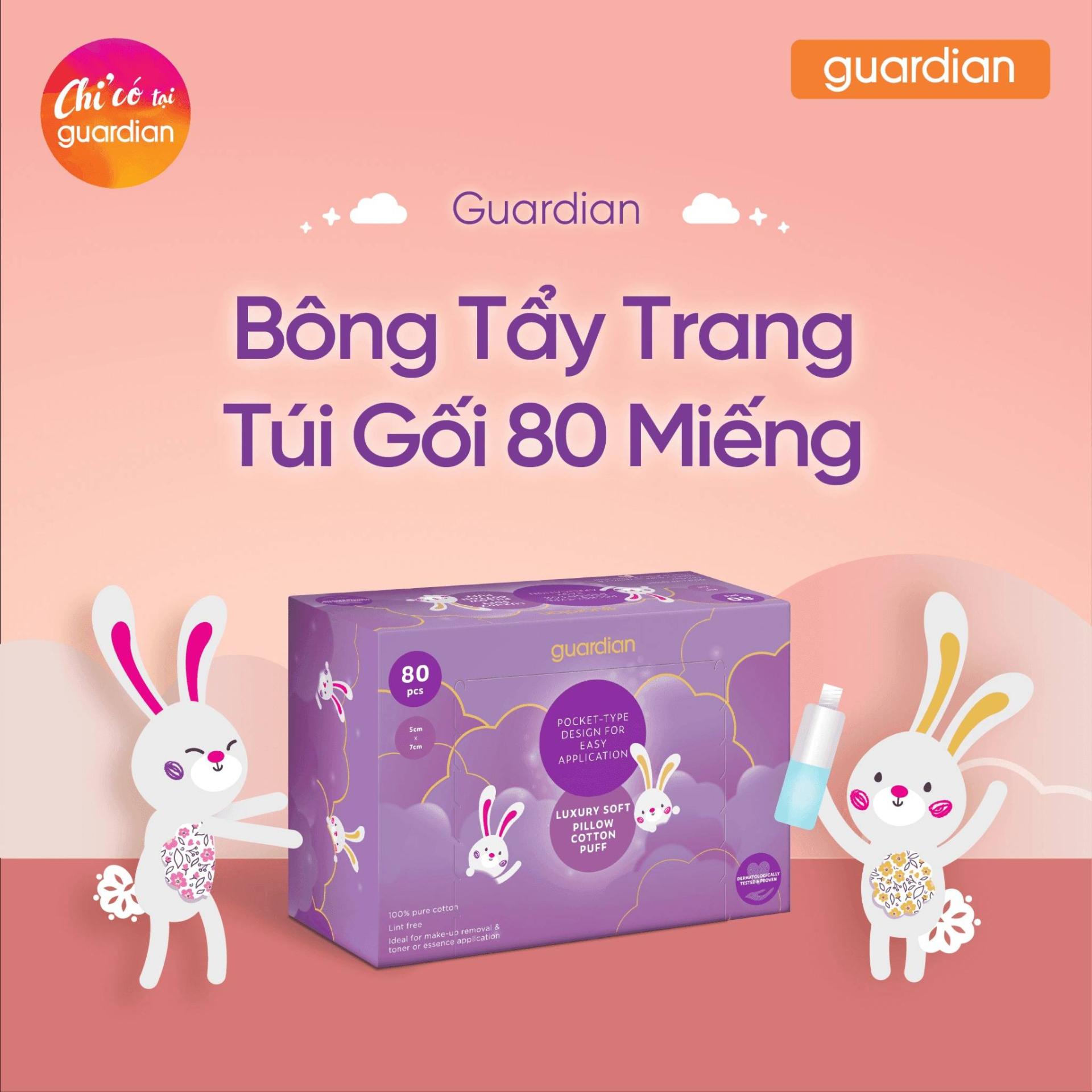 bong-tay-trang-tui-goi-giup-lam-sach-da-guardian-luxury-soft-pillow-cotton-puff-80-mieng