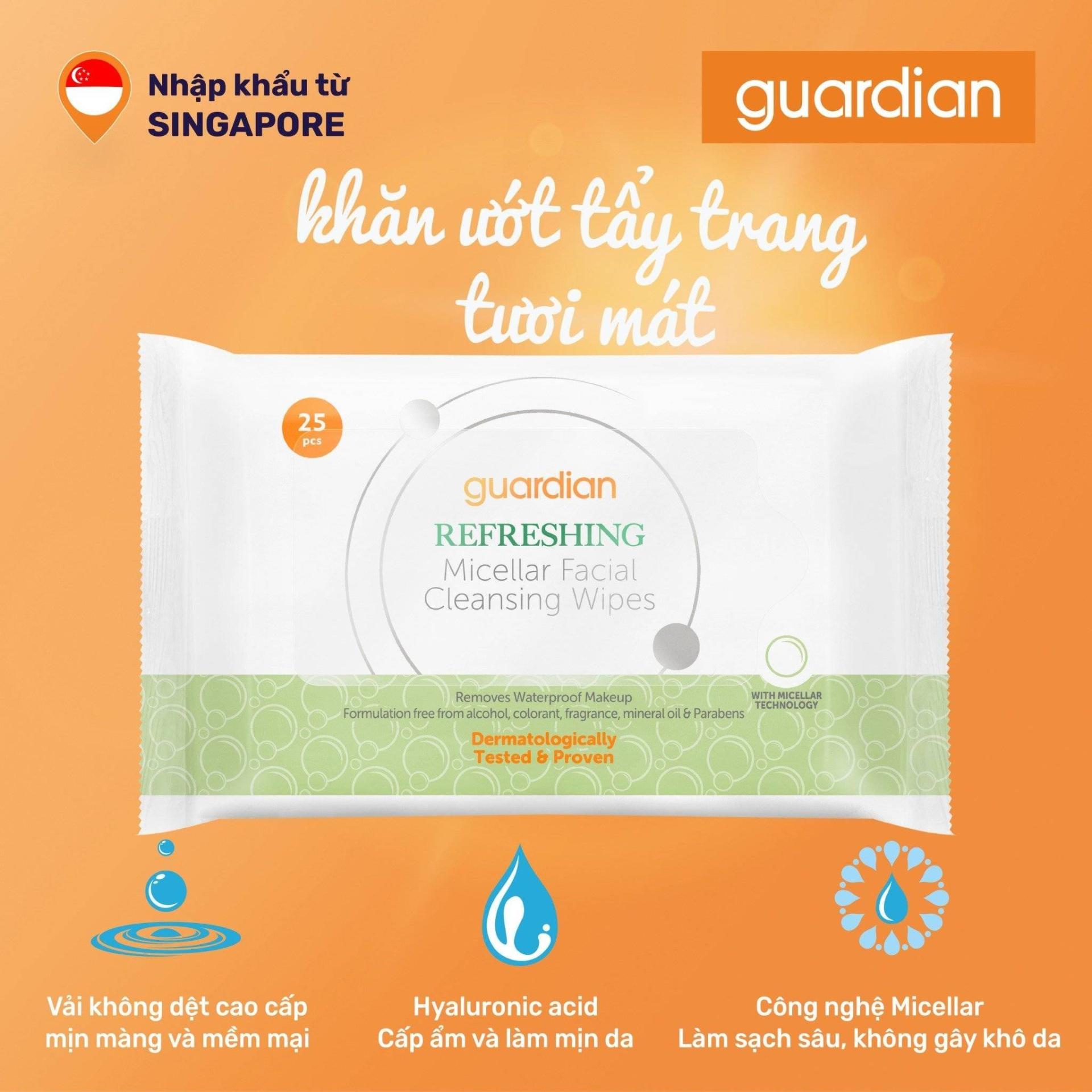 khan-uot-tay-trang-tuoi-mat-guardian-refreshing-micellar-facial-cleansing-wipes-tuoi-mat-25-mieng