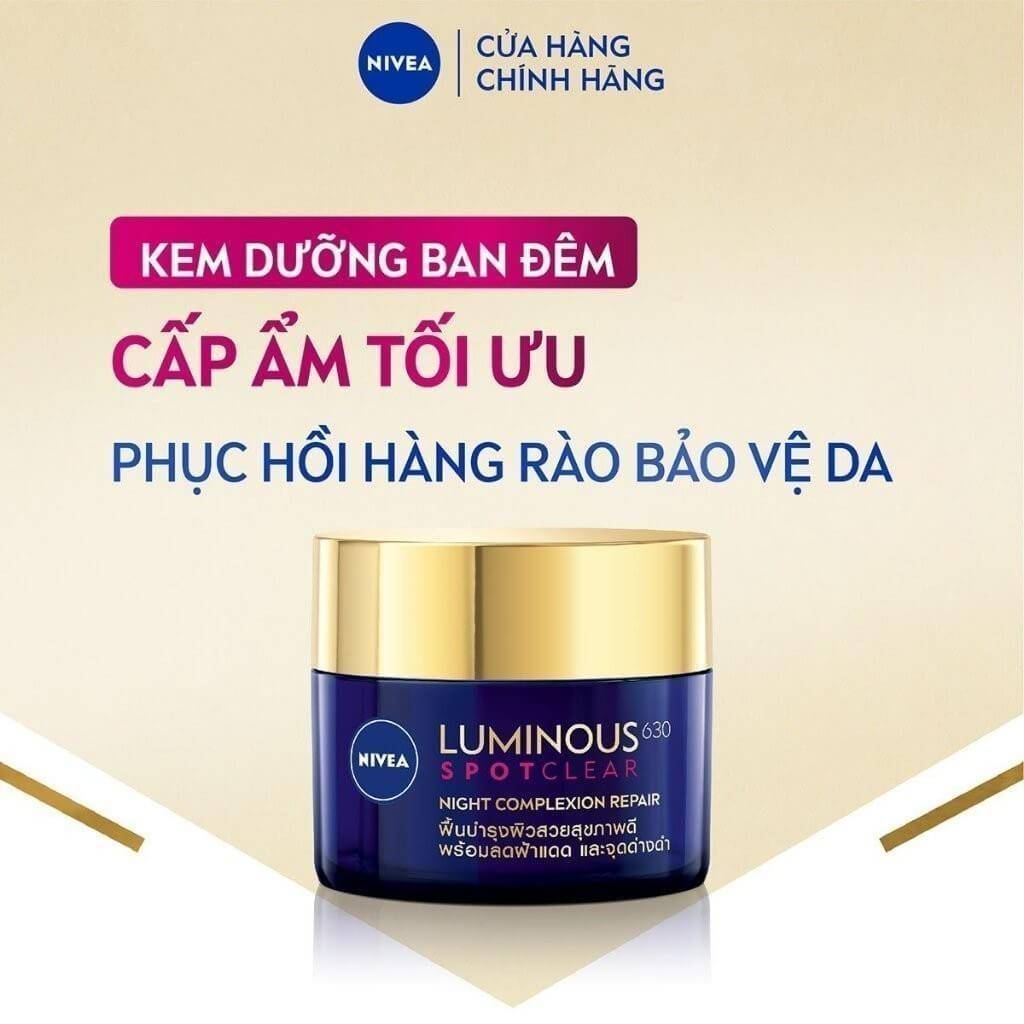 kem-duong-da-chuyen-sau-va-lam-mo-dom-nau-ban-dem-nivea-luminous-spotclear-night-complexion-repair-50ml