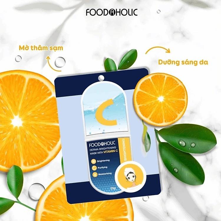 mat-na-ho-tro-duong-am,-sang-da-foodaholic-derma-brightening-mask-with-vitamin-c-23g