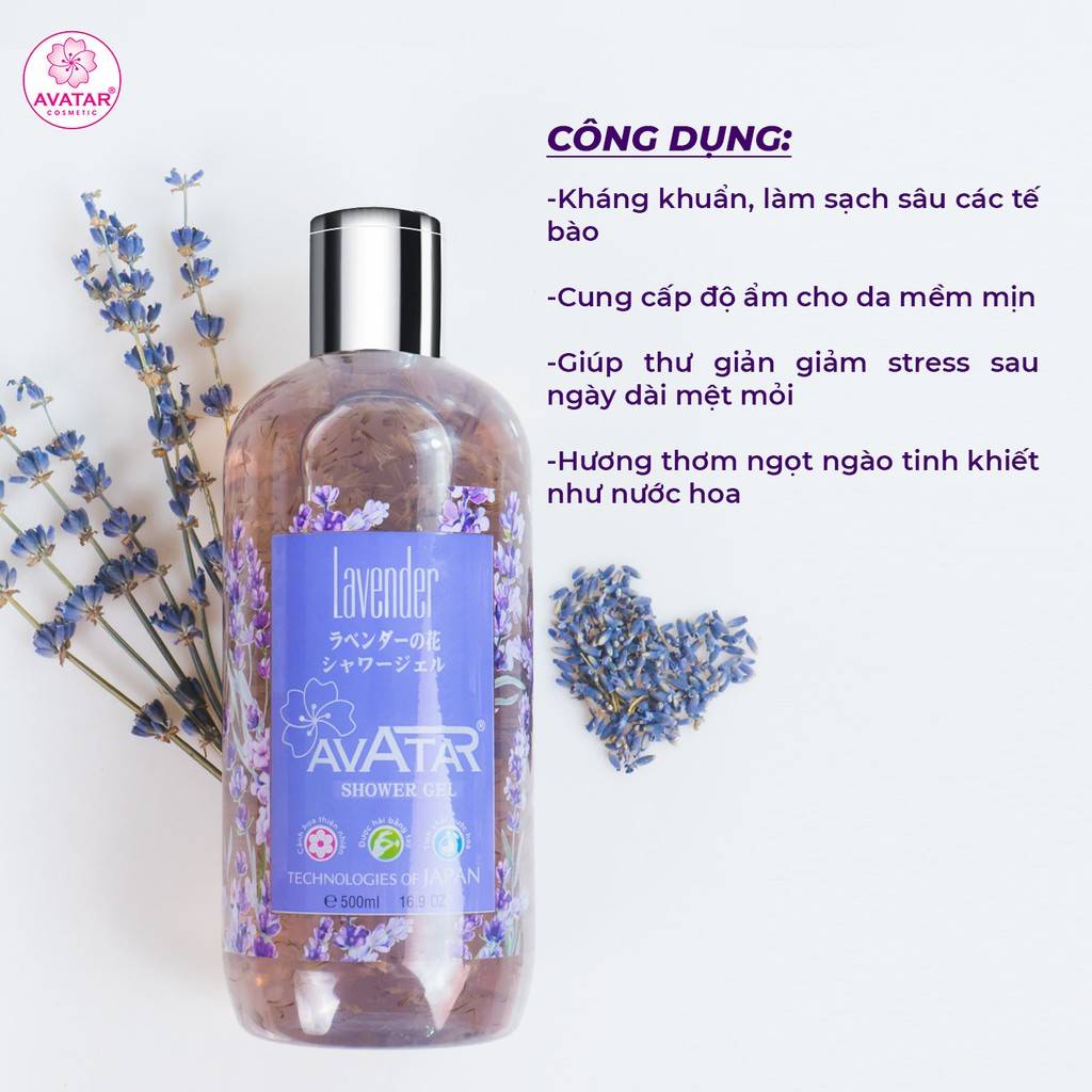 sua-tam-hoa-oai-huong-voi-canh-hoa-that-avatar-lavender-shower-gel-500ml