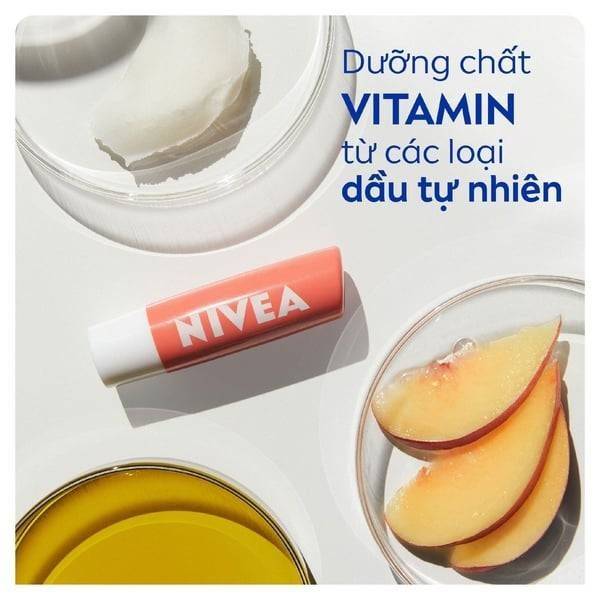 son-duong-co-mau-nivea-peach-shine-lip-balm-sac-cam-huong-dao-4,8g