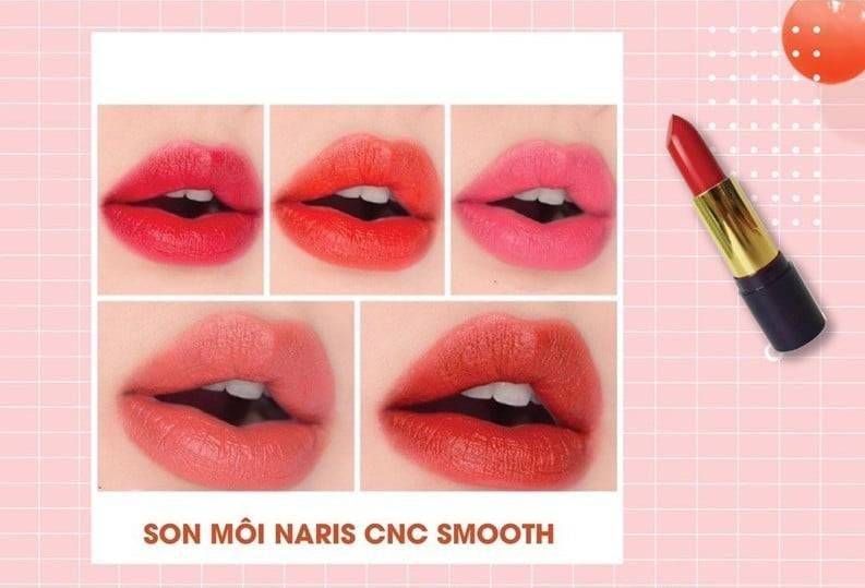 son-thoi-naris-cosmetics-cnc-smooth-ceniciente-smooth-lip-104-do-cherry-3-7g