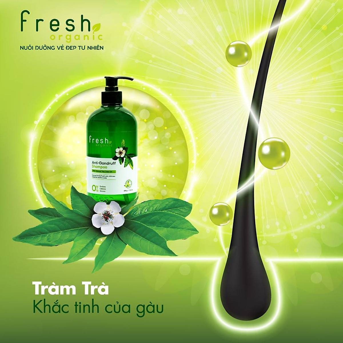 dau-goi-giam-gau-fresh-tea-tree-anti-dandruff-shampoo-organic-chiet-xuat-tu-tram-tra-500g