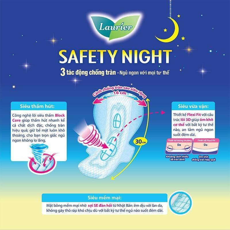 bang-ve-sinh-sieu-tham-hut-laurier-safety-night-ban-dem-30cm-4-mieng