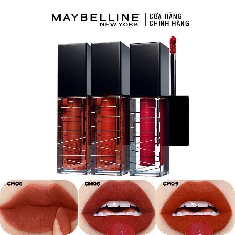 son-kem-min-li-nhu-nhung,-hieu-ung-li-da-chieu-maybelline-cushion-matte-#cm09-red-lips-society-mut-ca-chua-6.4ml