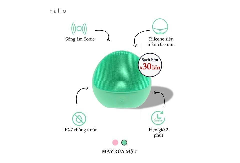 may-rua-mat-danh-cho-da-nhay-cam-halio-sensitive-facial-cleansing-and-massaging-device-sweet-mint-limited-edition-mau-xanh-ngoc