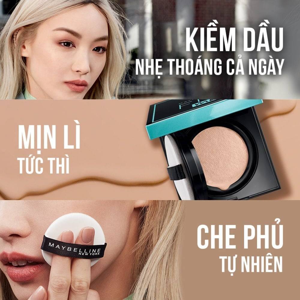 phan-nuoc-min-nhe-kiem-dau-maybelline-fit-me-matte+poreless-oil-control-cushion-#128-warm-nude-14g