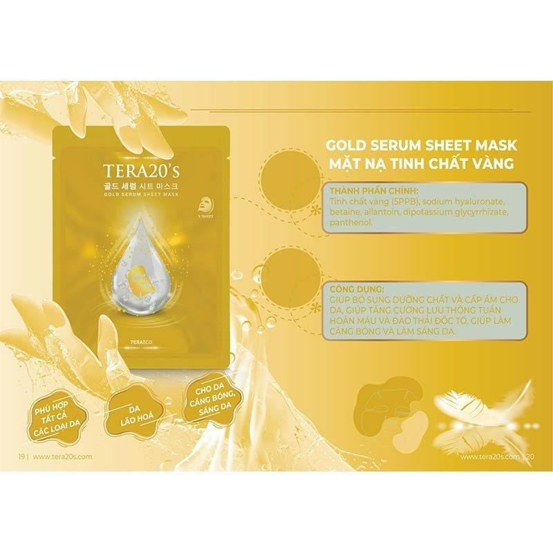 mat-na-tinh-chat-vang-ho-tro-cap-am-va-dao-thai-doc-to-tera20’s-gold-serum-sheet-mask-28ml