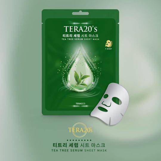 mat-na-tinh-chat-tram-tra-ho-tro-cap-am-va-giam-mun-tera20’s-tea-tree-serum-sheet-mask-28ml