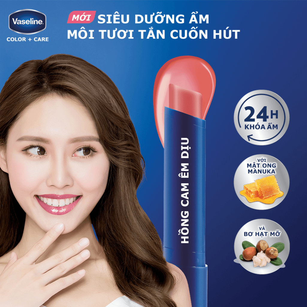 son-duong-moi-co-mau-vaseline-colour-mellow-rose-hong-cam-em-diu-3g