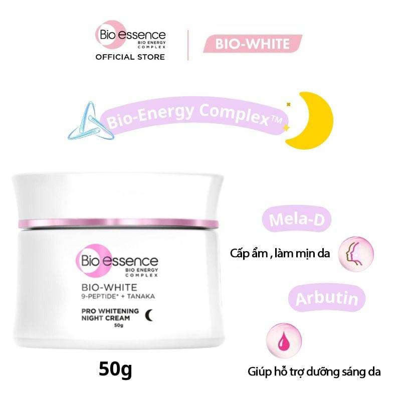 kem-duong-am-ban-dem-bio-essence-bio-white-pro-whitening-night-cream-50g