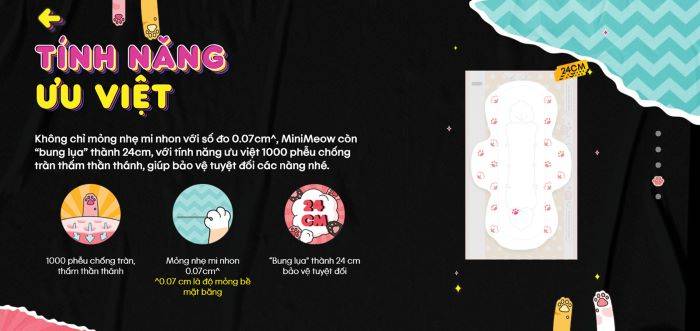 bang-ve-sinh-kotex-mini-meow-sieu-mem-canh-24cm-8-mieng