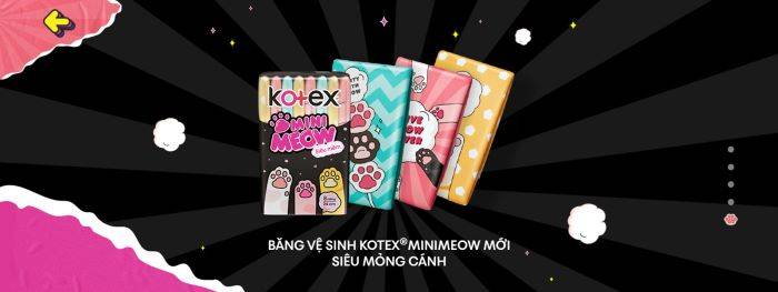 bang-ve-sinh-kotex-mini-meow-sieu-mem-canh-24cm-8-mieng