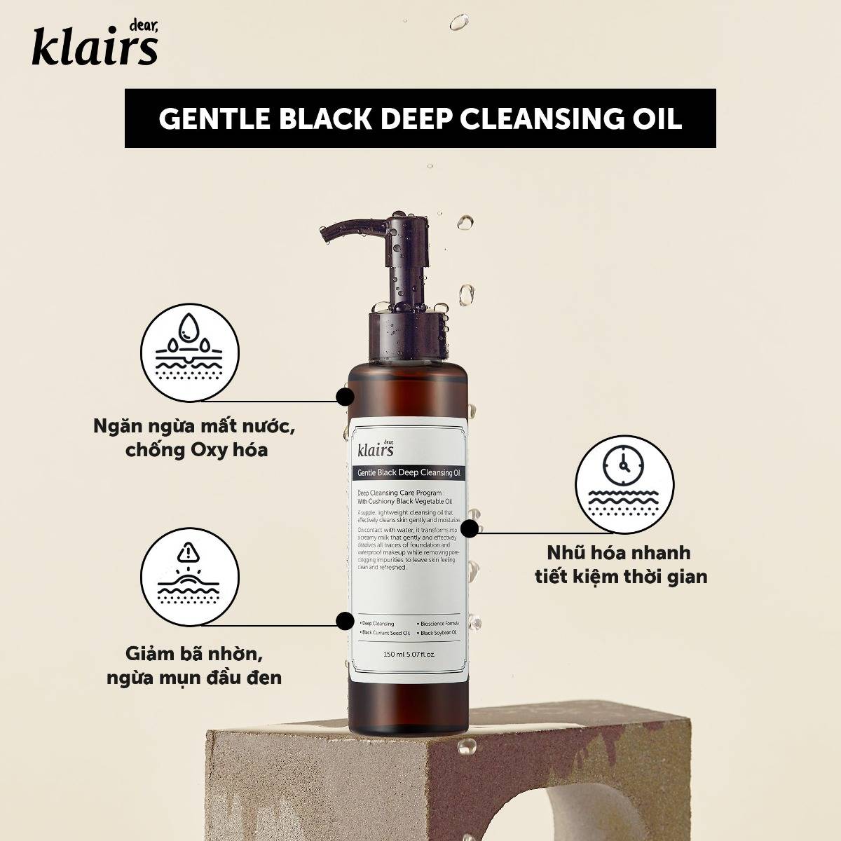 dau-tay-trang-kiem-soat-ba-nhon-cung-cap-duong-chat-cho-da-klairs-gentle-black-deep-cleansing-oil-150ml