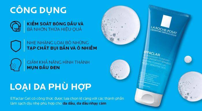 bo-doi-kem-duong-giam-mun-gel-rua-mat-tao-bot-la-roche-posay-effaclar-duo-40ml-effaclar-purifying-gel-50ml