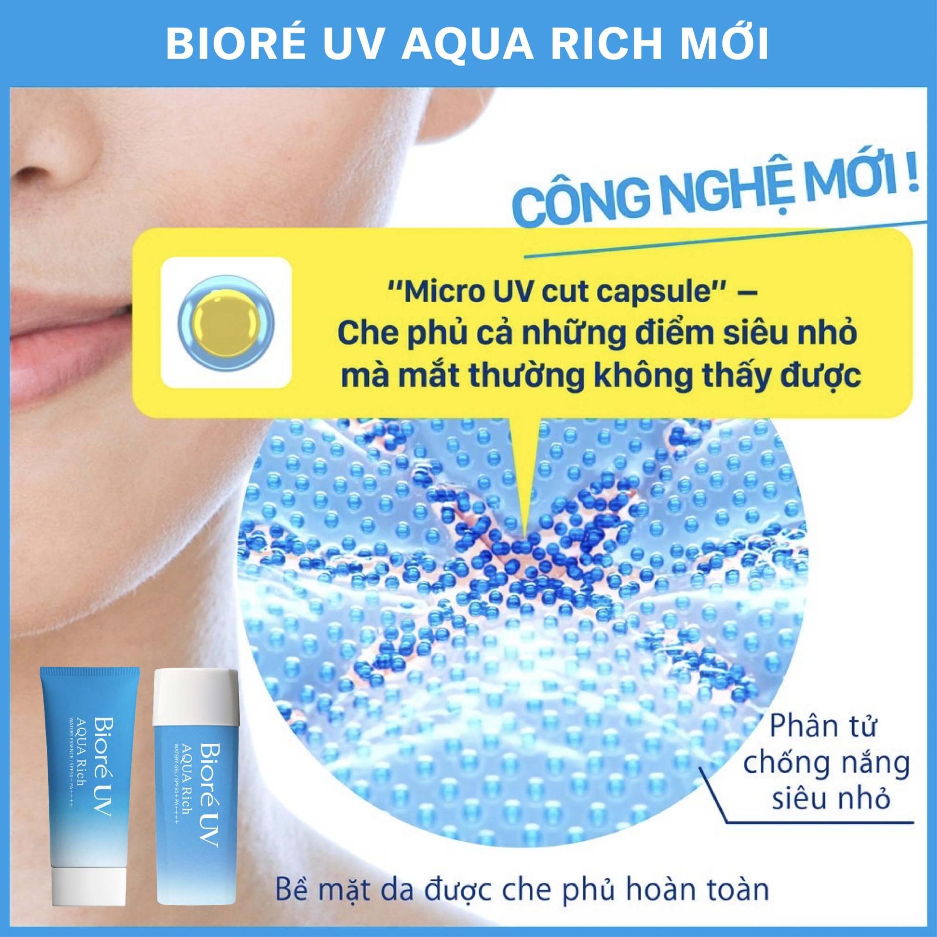 tinh-chat-chong-nang-duong-da-vi-diem-mang-nuoc-biore-uv-aqua-rich-watery-essence-spf50+/pa++++-50g