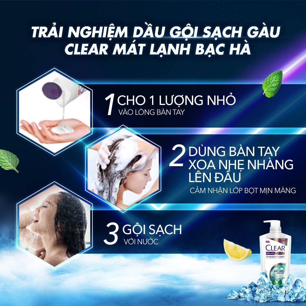 dau-goi-sach-gau-nuoi-duong-da-dau-clear-mat-lanh-bac-ha-880gr