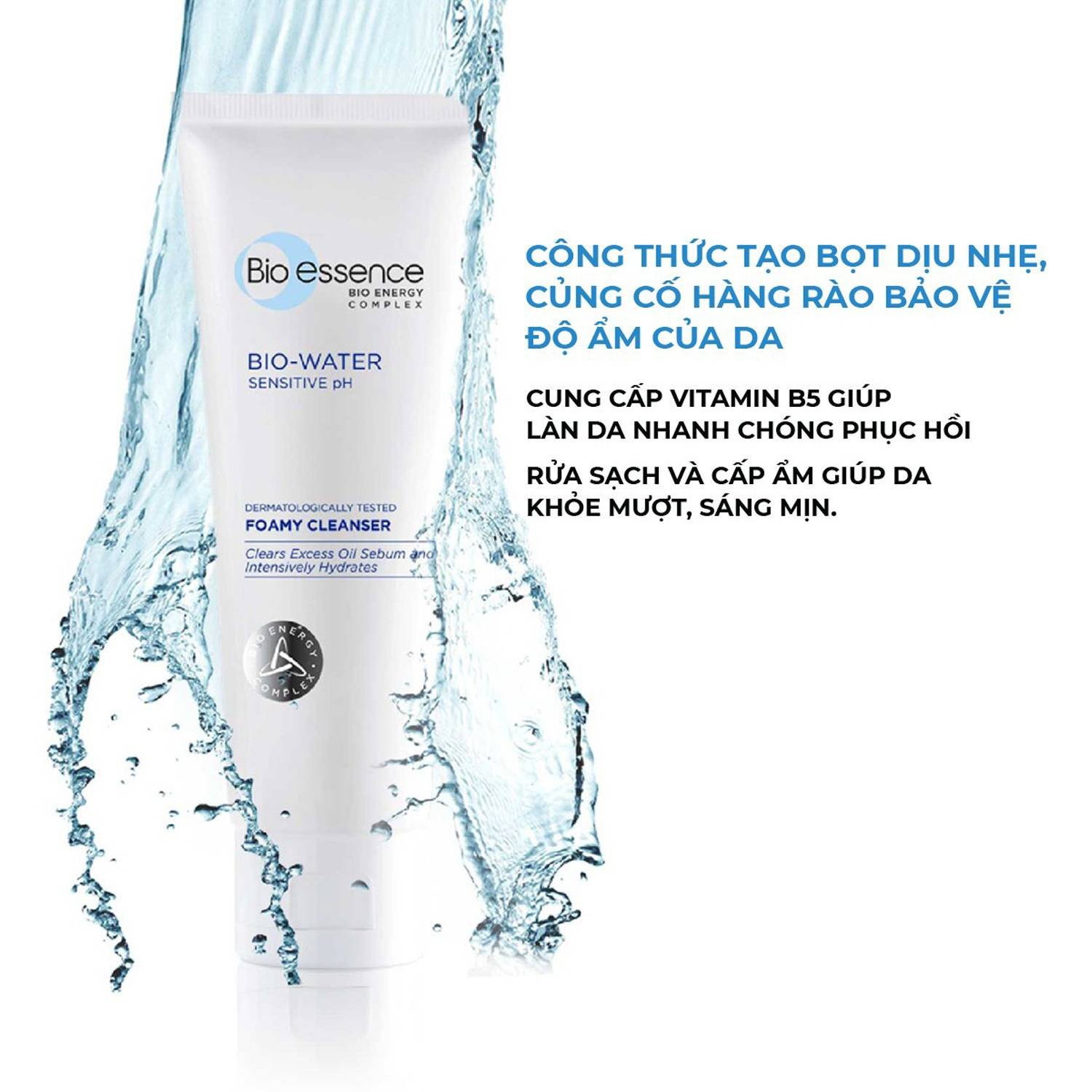 sua-rua-mat-tao-bot-cap-am-diu-nhe-bio-essence-bio-water-sensitive-ph-foamy-cleanser-100g