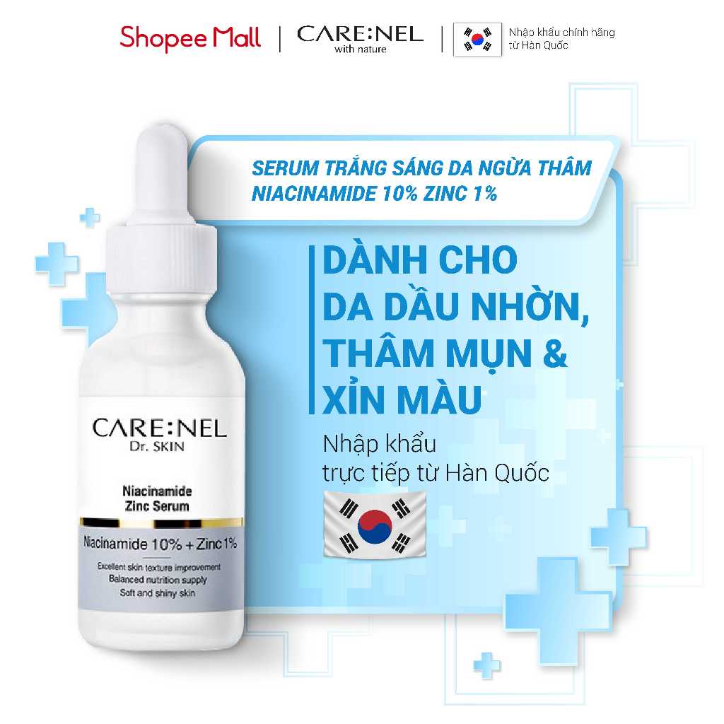 tinh-chat-trang-da-ngua-mun-giam-tham-care-nel-niacinamide-10-zinc-1-30ml