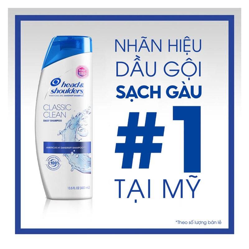 Dầu Gội Head & Shoulders Sạch Sâu Sảng Khoái 700ml