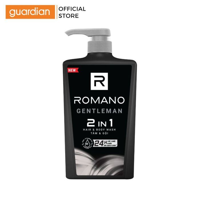 Sữa Tắm Gội Romano Gentleman 650G