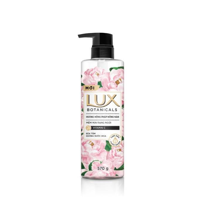 Sữa Tắm Hương Nước Hoa Lux Botanicals Hồng Pháp Nồng Nàn 570G