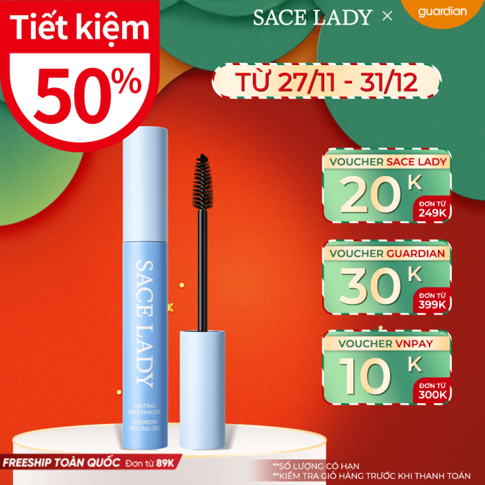 Gel Tạo Kiểu Lông Mày Sace Lady Non Sticky Long-lasting Waterproof 5g