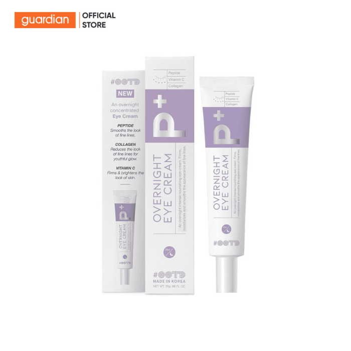 Kem Dưỡng Mắt Giúp Giảm Vết Nhăn, Mờ Thâm Quầng Mắt OOTD Overnight Eye Cream 25gr