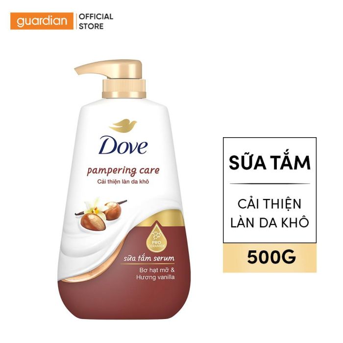 Sữa Tắm Dưỡng Thể Giúp Phục Hồi Da Khô Dove 500Gr