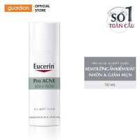 Kem Dưỡng Ẩm Kiểm Soát Nhờn & Giảm Mụn Eucerin Matt Fluid 50Ml