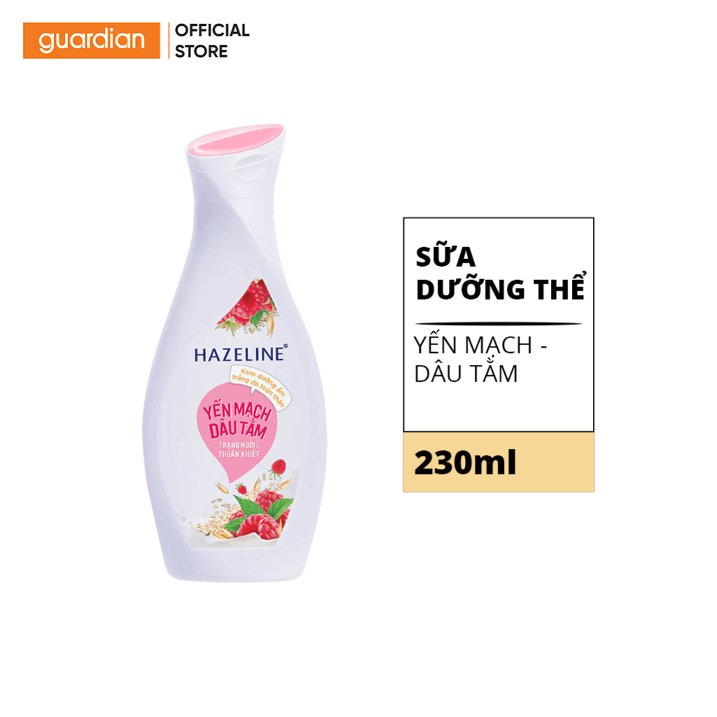 Sữa dưỡng thể Hazeline Yến mạch & Dâu tằm 230G