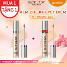 Kem Che Khuyết Điểm Sace Lady Pro Zone 24hr Full Coverage Concealer Shade #02 5g