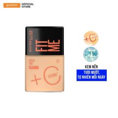 Kem Nền Mỏng Nhẹ, Kiềm Dầu, Có Chống Nắng Maybelline Fit Me Fresh Tint C & SPF50 PA++++ 01 Da Sáng 30ml