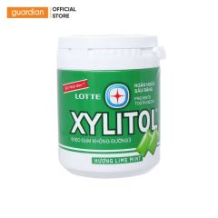 KẹO Gum Không ĐườNg Hương Lime Mint Xylitol Lotte 137,8Gr