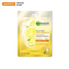 Mặt Nạ Tinh Chất Quả Yuzu Và Vitamin C Hỗ Trợ Sáng Da  Light Complete Serum Mask Garnier 28Gr