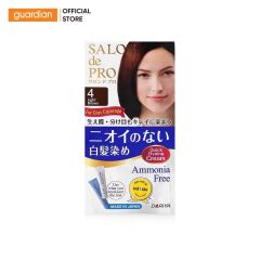 Kem Nhuộm Tóc Salon De Pro #4 Light Brown Màu Nâu Nhạt  80Gr