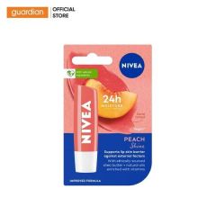 son-duong-co-mau-nivea-peach-shine-lip-balm-sac-cam-huong-dao-4,8g