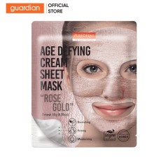 Mặt Nạ Chống Nhăn, Giúp Ngừa Lão Hoá Vàng Hồng Purederm Age Defying Cream Sheet Mask Rose Gold 10Gr