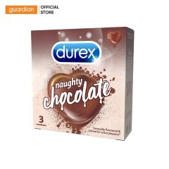 bao-cao-su-durex-naughty-chocolate-huong-chocolate-hop-3-cai