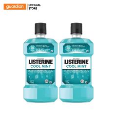 Combo 2 Nước Súc Miệng Hương Bạc Hà Listerine Cool Mint (750Ml/Chai)