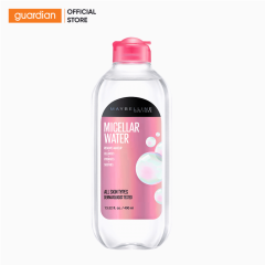 Nước Tẩy Trang Micellar Dưỡng Da Không Cồn 4 Trong 1 Maybelline 400Ml