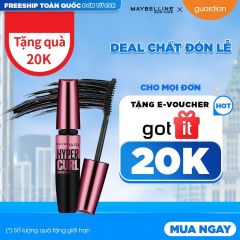 Mascara Làm Dài Và Cong Mi, Không Lem, Không Trôi Maybelline Hyper Curl 9.2Ml