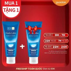 Kem Rửa Mặt Giúp Dưỡng Sáng Perfect White Cleanser Hada Labo 80Gr