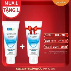 Kem Rửa Mặt Dưỡng Ẩm Hada Labo Advanced Nourish Hyaluronic Acid Cleanser 80Gr