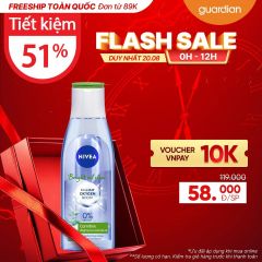 Nước Tẩy Trang Hỗ Trợ Sáng Da Và Sạch Nhờn Nivea White Oil Clear Micellar Water 200Ml