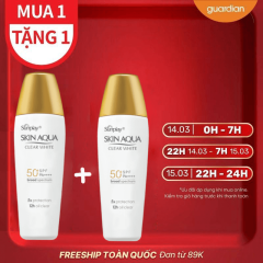 Sữa Chống Nắng Dưỡng Da Trắng Mịn Sunplay Skin Aqua Clear White Spf50+ Pa++++  55Gr