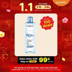 Nước Tẩy Trang L'Oréal Paris 3 In 1 Micellar Water Làm Tươi Mát Da 400Ml