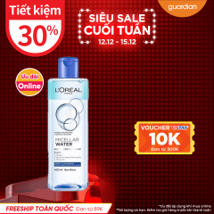 Nước Tẩy Trang 3 In 1 Micellar Làm Sạch Sâu L'Oréal Paris 400Ml