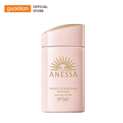 Sữa Chống Nắng Dịu Nhẹ Dành Cho Da Nhạy Cảm & Trẻ Em Anessa Perfect Uv Sunscreen Mild Milk Spf50+ Pa++++ 60Ml